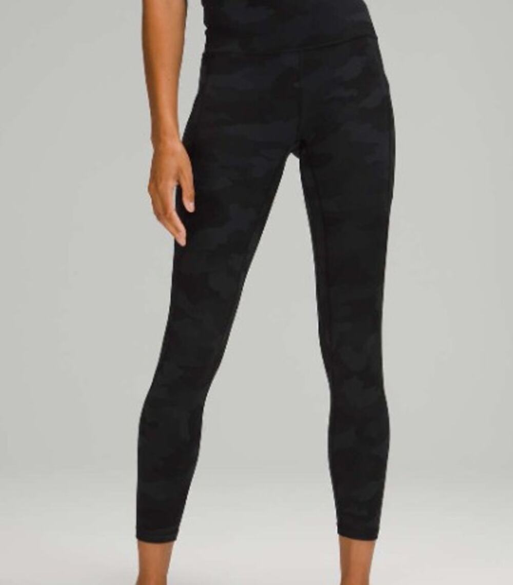 Lululemon Align High Rise Pant 25 Pockets Heritage 365 Camo Deep Coal 6 Nulu